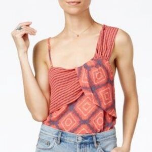 Free People‎ Call On Me one shoulder tank top size small